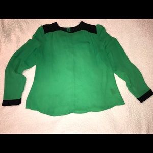 Worthington sheer blouse